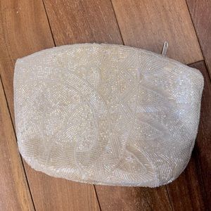 Vintage Birks Glass Beaded Clutch wedding purse
